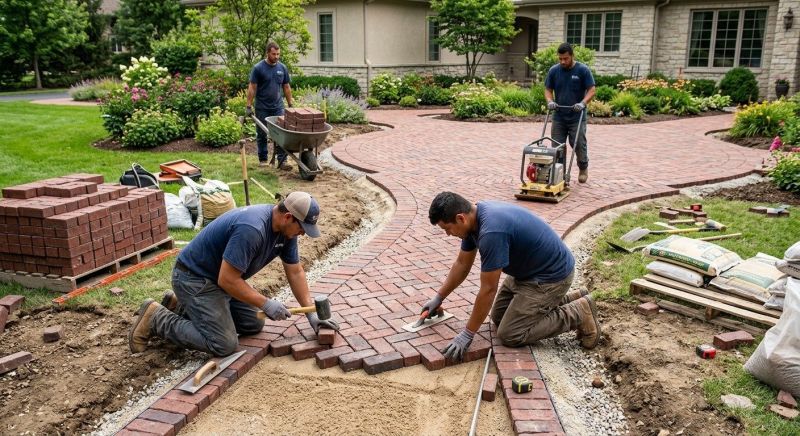 Brick Landscaping Service in Worcester, MA