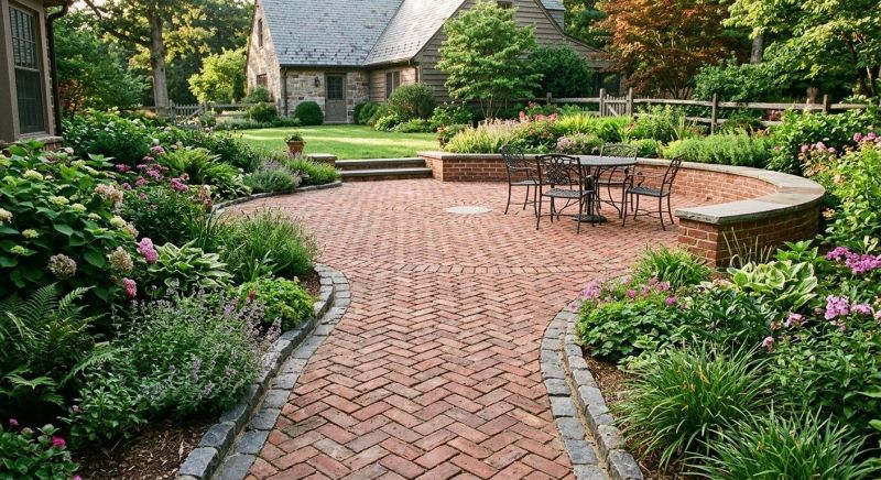 Brick Hardscaping Installation in Worcester, MA