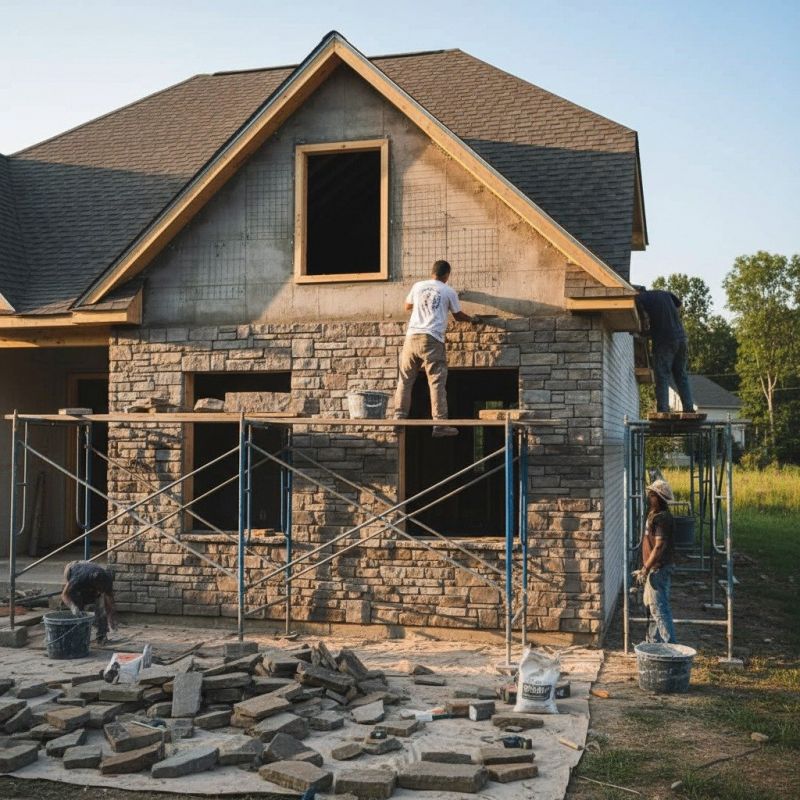 Brick Veneer Siding Installation