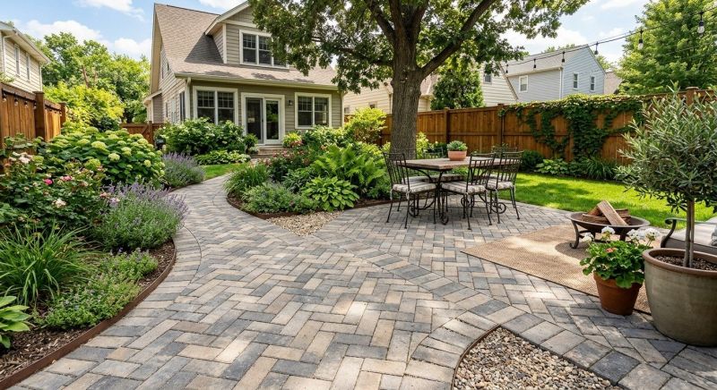 Limestone Patio Installation in Fairfield County, CT