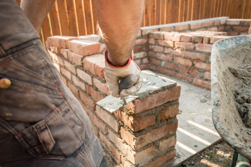 Skilled Mason at Work