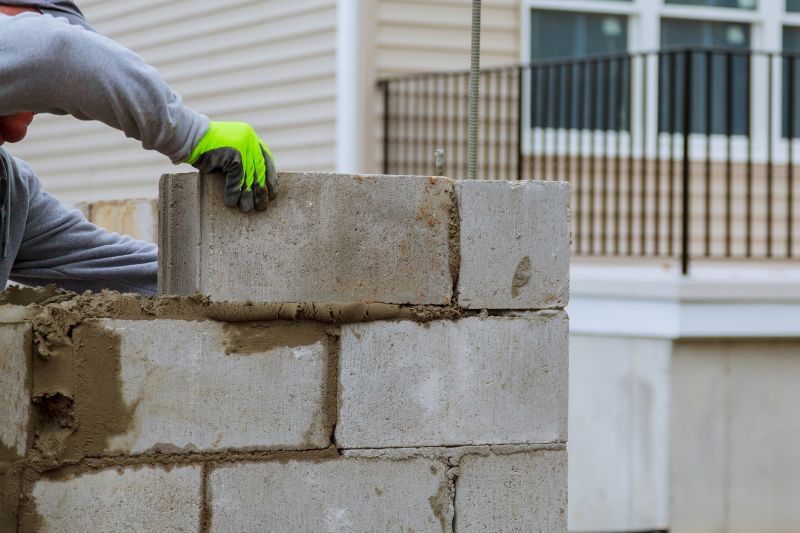 Concrete Block Wall