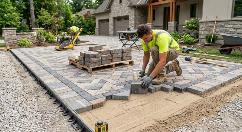Paver Walkway Installation in Fairfield County, CT